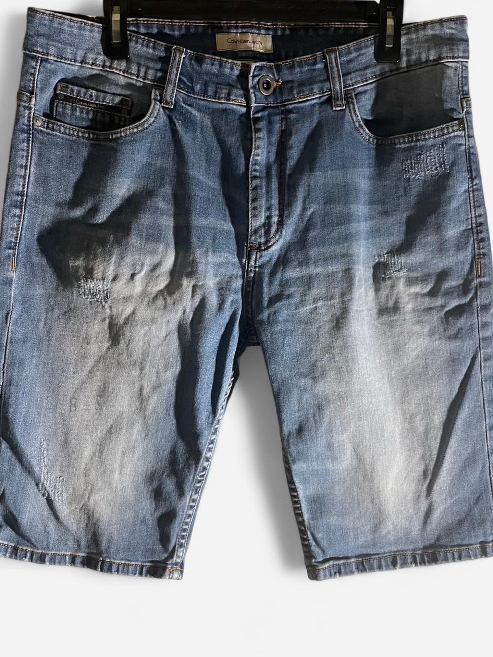 Calvin Klein Faded Blue Men’s Denim Shorts